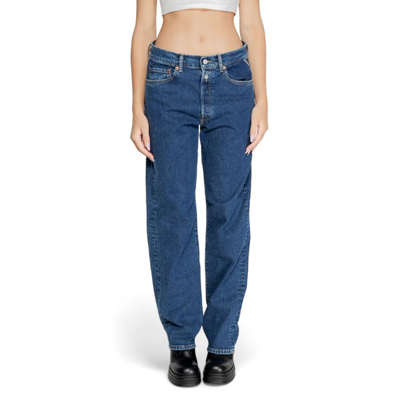 Blue Cotton Mom Jean RE14826500348RO Blue Cotton Mom Jean RE14826500348RO
