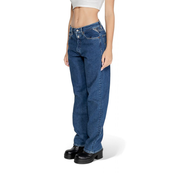Blue Cotton Mom Jean RE14826500348RO Blue Cotton Mom Jean RE14826500348RO
