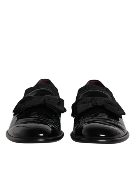 Dolce & Gabbana Black Leather Loafers Men Formal Dress Shoes Dolce & Gabbana Black Leather Loafers Men Formal Dress Shoes