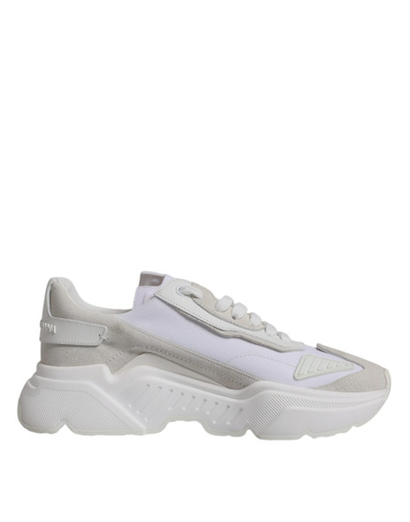 White Leather Daymaster Low Top Sneakers Shoes White Leather Daymaster Low Top Sneakers Shoes