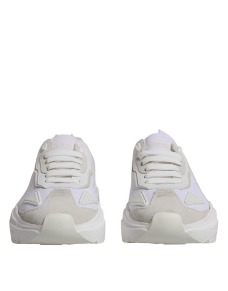 White Leather Daymaster Low Top Sneakers Shoes White Leather Daymaster Low Top Sneakers Shoes