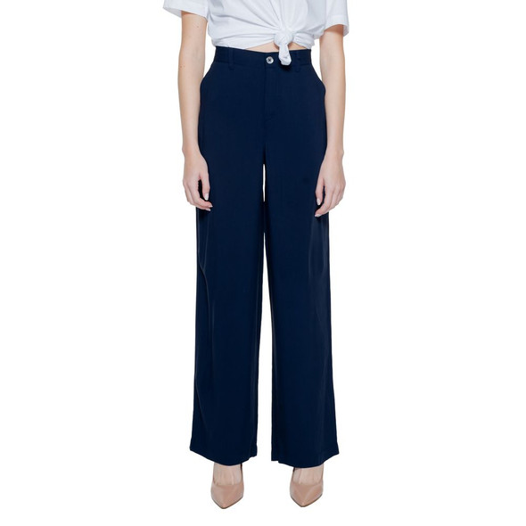 Blue Viscose Pant ST14424900010RO Blue Viscose Pant ST14424900010RO