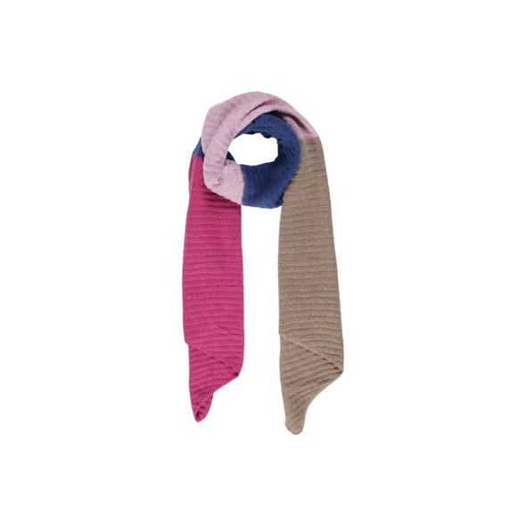 Pieces Blue Recycled Polyester Scarf PI15562400010RO Pieces Blue Recycled Polyester Scarf PI15562400010RO