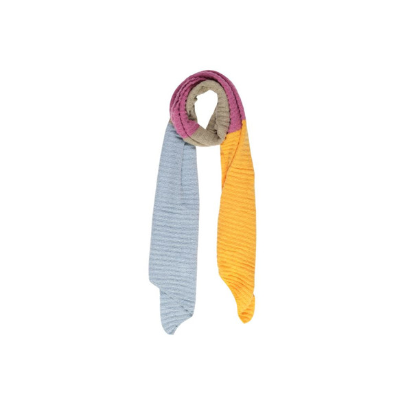 Yellow Recycled Polyester Scarf Yellow Recycled Polyester Scarf