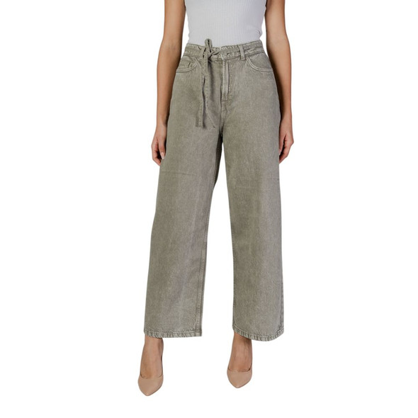 Green Cotton Bootcut Jean Green Cotton Bootcut Jean