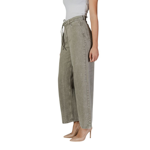 Green Cotton Bootcut Jean Green Cotton Bootcut Jean