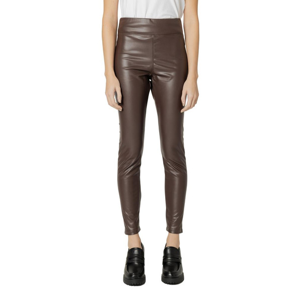 Brown Polyester Jeans & Pant Brown Polyester Jeans & Pant