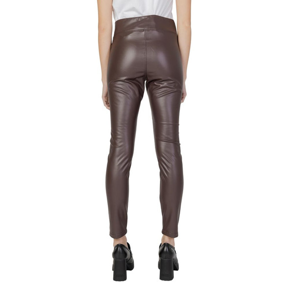 Brown Polyester Jeans & Pant Brown Polyester Jeans & Pant