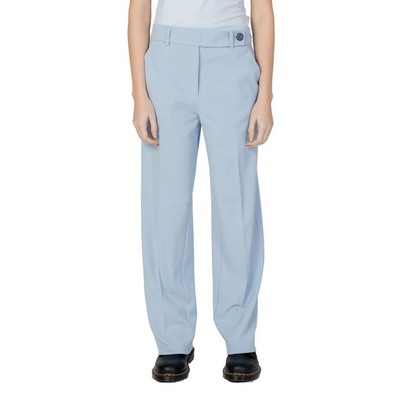 Only Blue Polyester Pant Only Blue Polyester Pant