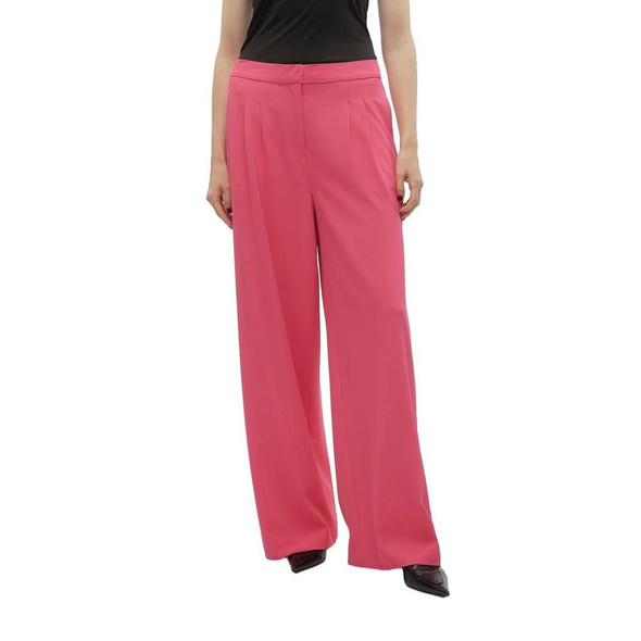 Vero Moda Pink Polyester Pant Vero Moda Pink Polyester Pant