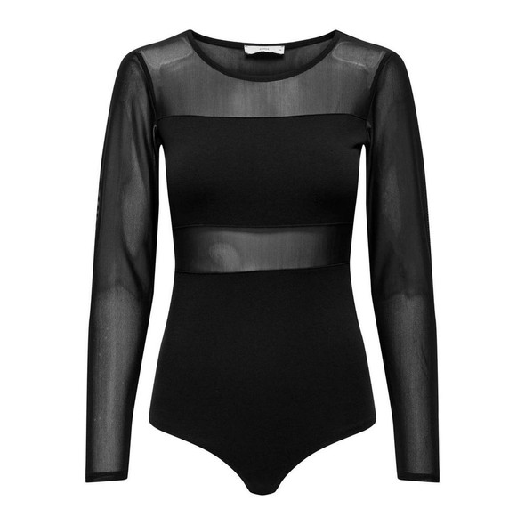 Black Cotton Bodysuit Black Cotton Bodysuit