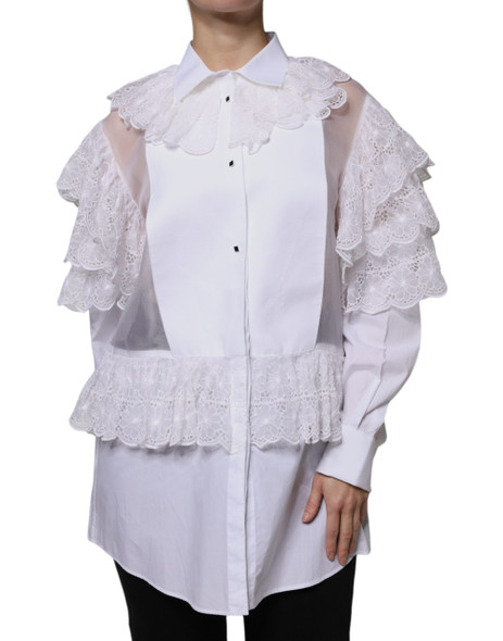 White Cotton Poplin Shirt Dress Blouse Top White Cotton Poplin Shirt Dress Blouse Top