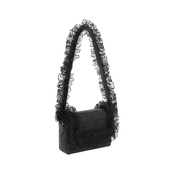 Self-Portrait Crystal Lace Shoulder Bag Self-Portrait Crystal Lace Shoulder Bag