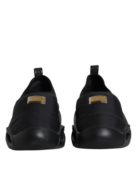 Black Slip On Wave Low Top Men Sneakers Shoes Black Slip On Wave Low Top Men Sneakers Shoes