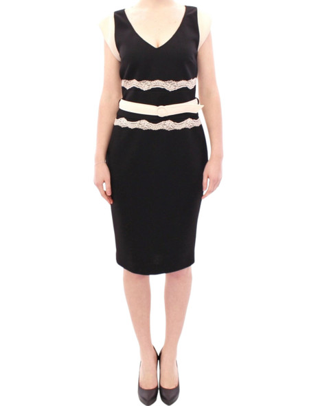 Black lace sheath dress Black lace sheath dress