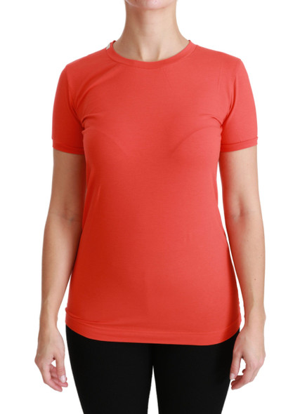 Dolce & Gabbana Red Crewneck Short Sleeve T-shirt Cotton Top Dolce & Gabbana Red Crewneck Short Sleeve T-shirt Cotton Top
