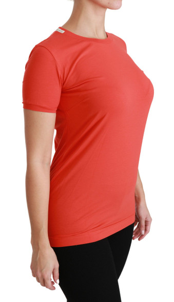 Dolce & Gabbana Red Crewneck Short Sleeve T-shirt Cotton Top Dolce & Gabbana Red Crewneck Short Sleeve T-shirt Cotton Top