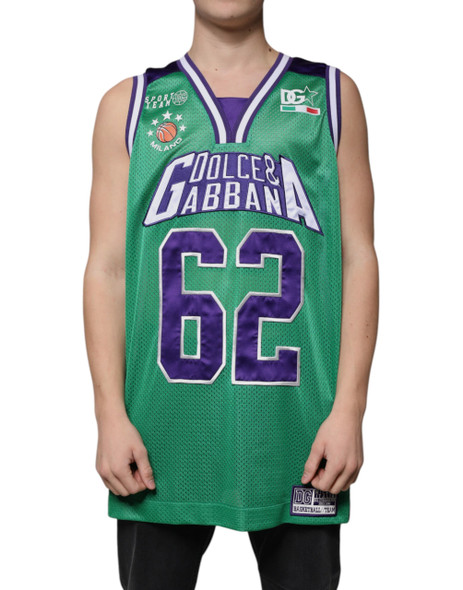 Green Polyester Jersey Sleeveless T-shirt Green Polyester Jersey Sleeveless T-shirt