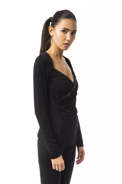 Black Viscose Women Top Black Viscose Women Top