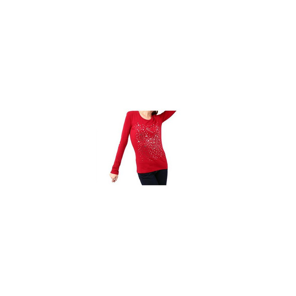 Montana Blu Red Cotton Women T-Shirt Montana Blu Red Cotton Women T-Shirt
