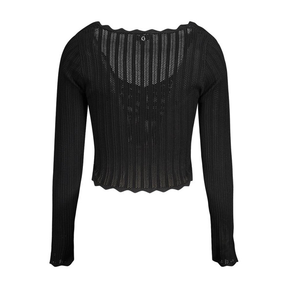 Black Viscose Women Sweater Black Viscose Women Sweater