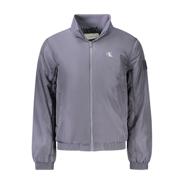 Blue Polyamide Men Jacket CA-33735 Blue Polyamide Men Jacket CA-33735