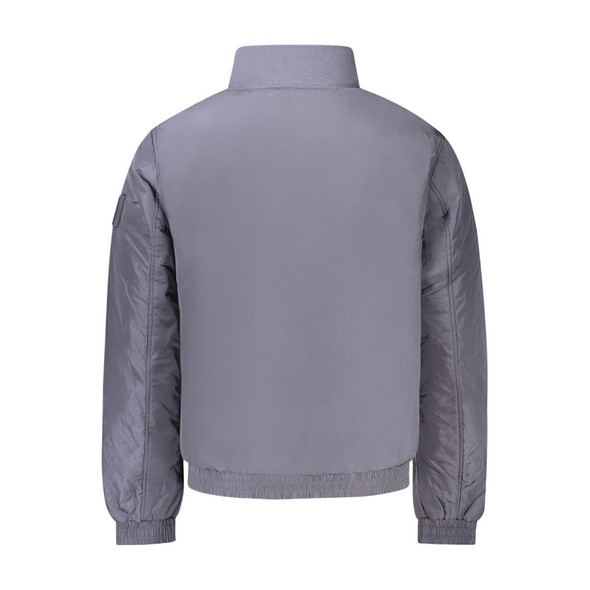 Blue Polyamide Men Jacket CA-33735 Blue Polyamide Men Jacket CA-33735