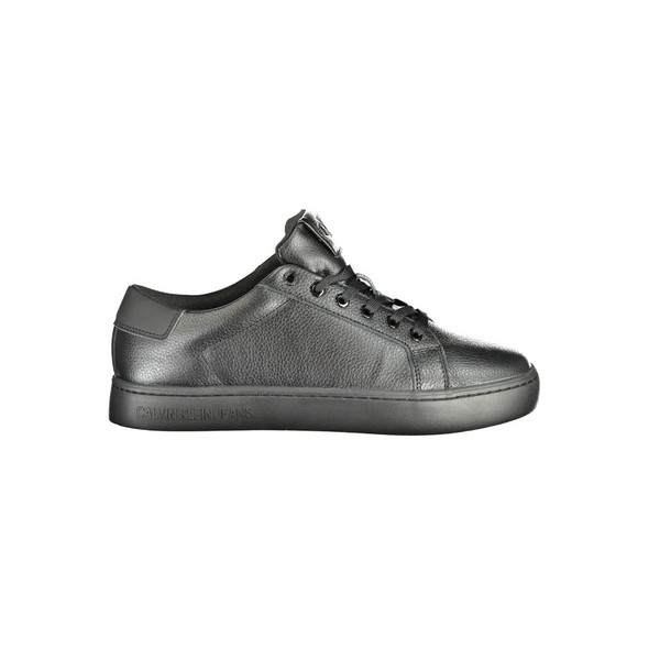Black Polyethylene Men Sneaker CA-33708 Black Polyethylene Men Sneaker CA-33708