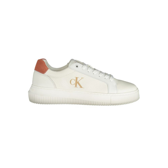 White Polyethylene Women Sneaker CA-33711 White Polyethylene Women Sneaker CA-33711