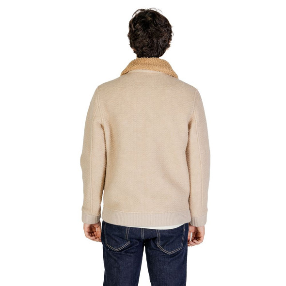 Hydra Clothing Beige Polyester Jackets & Coat Hydra Clothing Beige Polyester Jackets & Coat