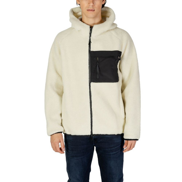 Cream Polyester Jackets & Coat HY15713500143RO Cream Polyester Jackets & Coat HY15713500143RO