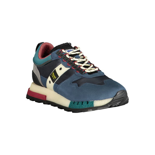 Blue Polyethylene Men Sneaker BL-33849 Blue Polyethylene Men Sneaker BL-33849