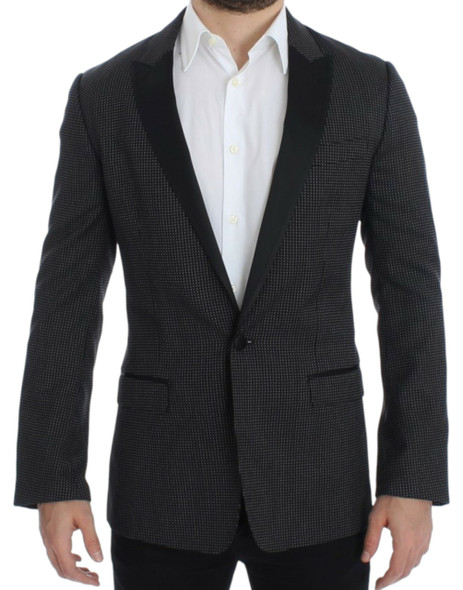 Black wool slim MARTINI blazer Black wool slim MARTINI blazer
