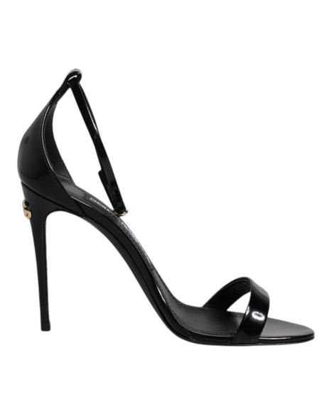 Black KEIRA Heels Ankle Strap Sandals Shoes Black KEIRA Heels Ankle Strap Sandals Shoes