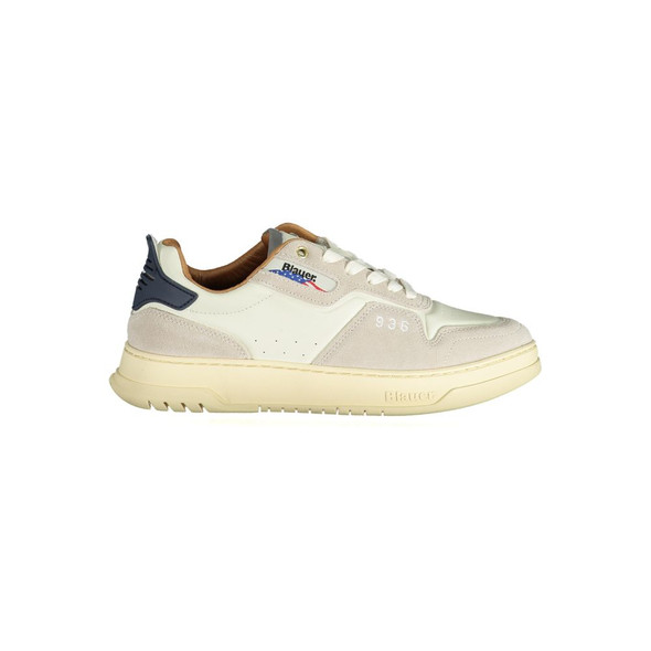White Polyethylene Men Sneaker BL-33953 White Polyethylene Men Sneaker BL-33953
