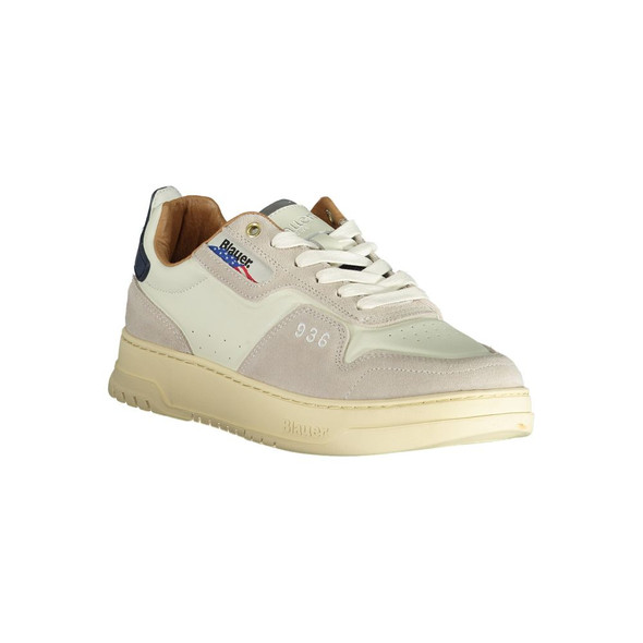 White Polyethylene Men Sneaker BL-33953 White Polyethylene Men Sneaker BL-33953