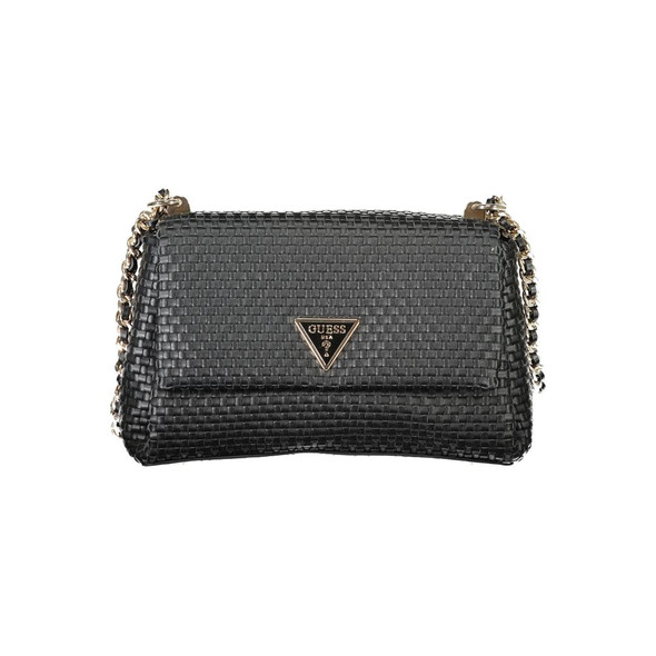 Black Polyethylene Women Handbag GU-33963 Black Polyethylene Women Handbag GU-33963
