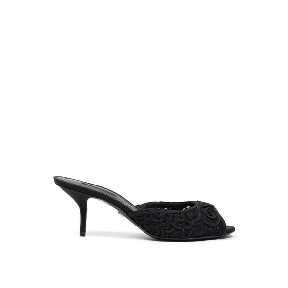 Black Cotton Sandal Black Cotton Sandal
