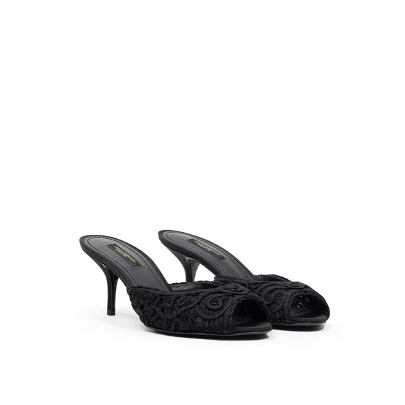 Black Cotton Sandal Black Cotton Sandal