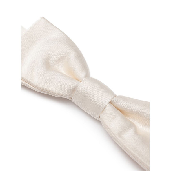 White Silk Bowty White Silk Bowty