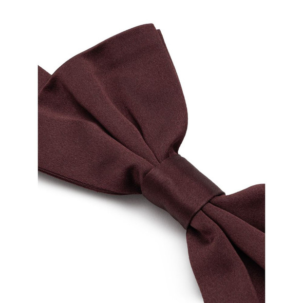 Burgundy Silk Bowty Burgundy Silk Bowty