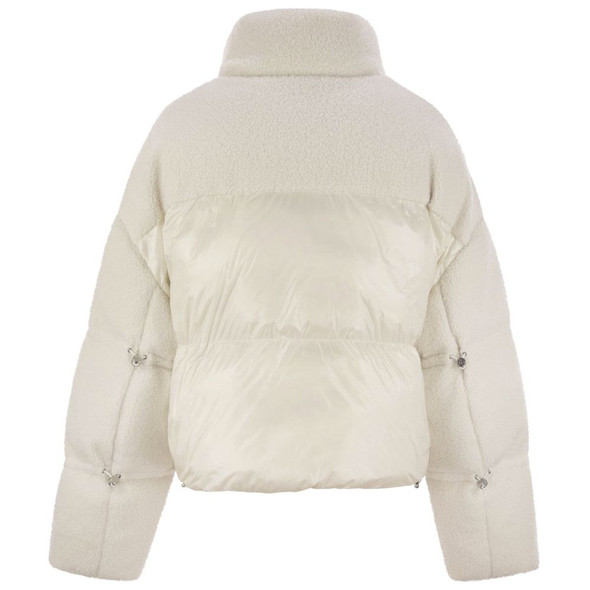 White Nylon Jackets & Coat MO-14458 White Nylon Jackets & Coat MO-14458