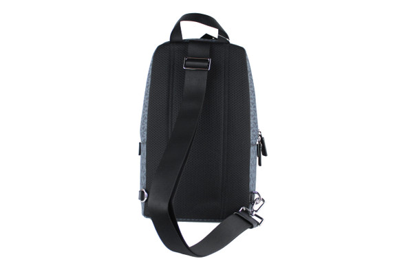 Michael Kors Cooper Medium Navy Signature PVC Sling Backpack Michael Kors Cooper Medium Navy Signature PVC Sling Backpack