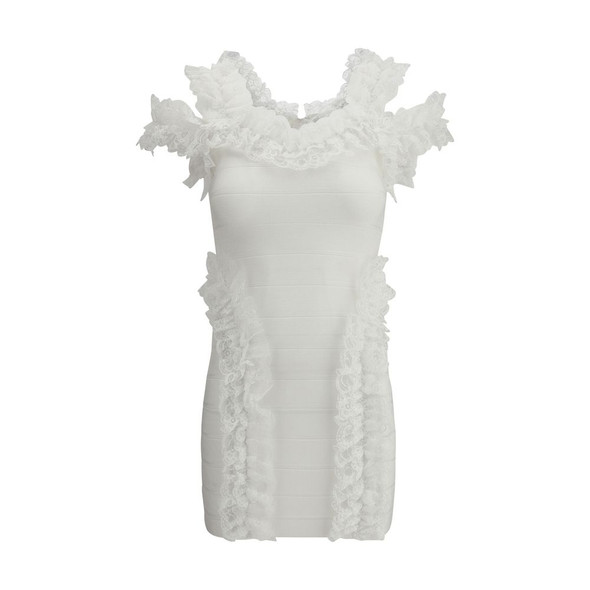 Knit Ruffle mini Dress Knit Ruffle mini Dress