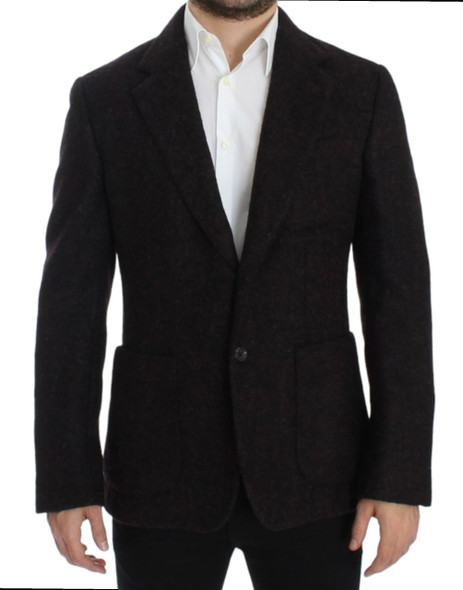 Bordeaux alpaga two button blazer Bordeaux alpaga two button blazer