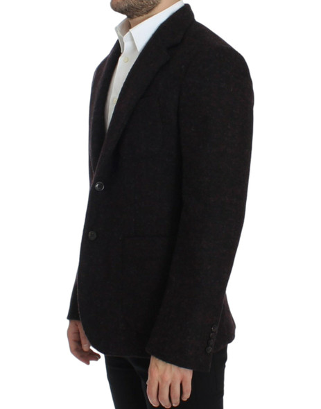Bordeaux alpaga two button blazer Bordeaux alpaga two button blazer