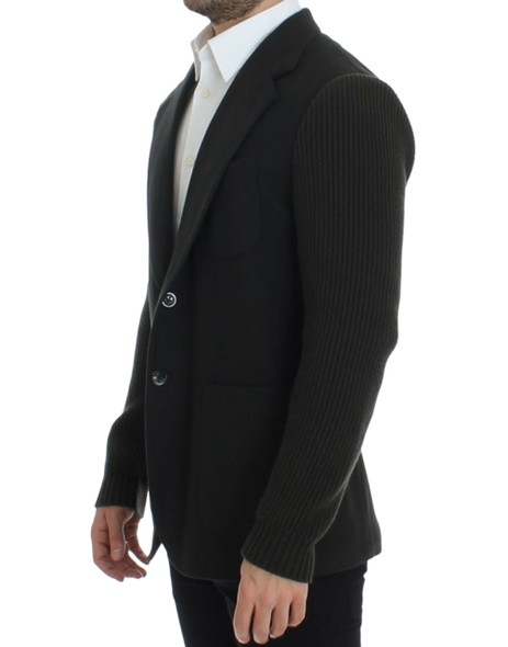 Green cashmere two button blazer Green cashmere two button blazer