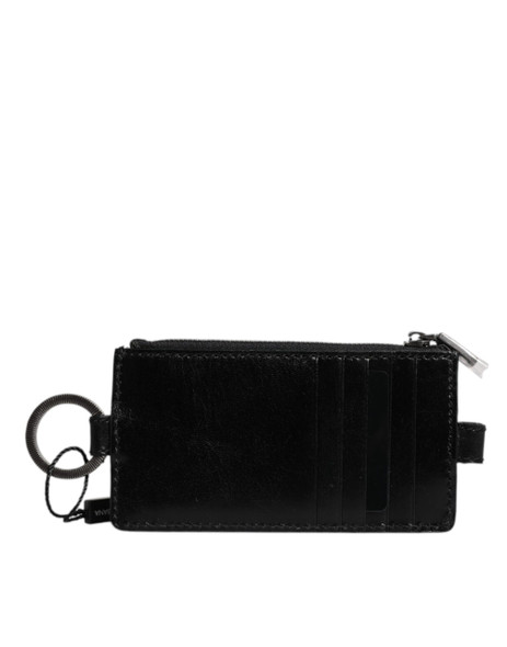 Dolce & Gabbana Black Horse Leather Lanyard Logo Card Holder Wallet Dolce & Gabbana Black Horse Leather Lanyard Logo Card Holder Wallet