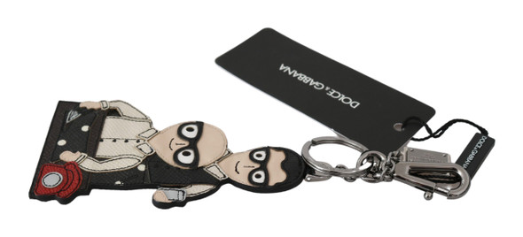 Leather Dominico Stefano #DGFAMILY Logo Badge Keychain Leather Dominico Stefano #DGFAMILY Logo Badge Keychain