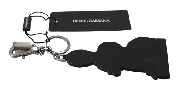 Dolce & Gabbana Leather Dominico Stefano #DGFAMILY Logo Badge Keychain Dolce & Gabbana Leather Dominico Stefano #DGFAMILY Logo Badge Keychain